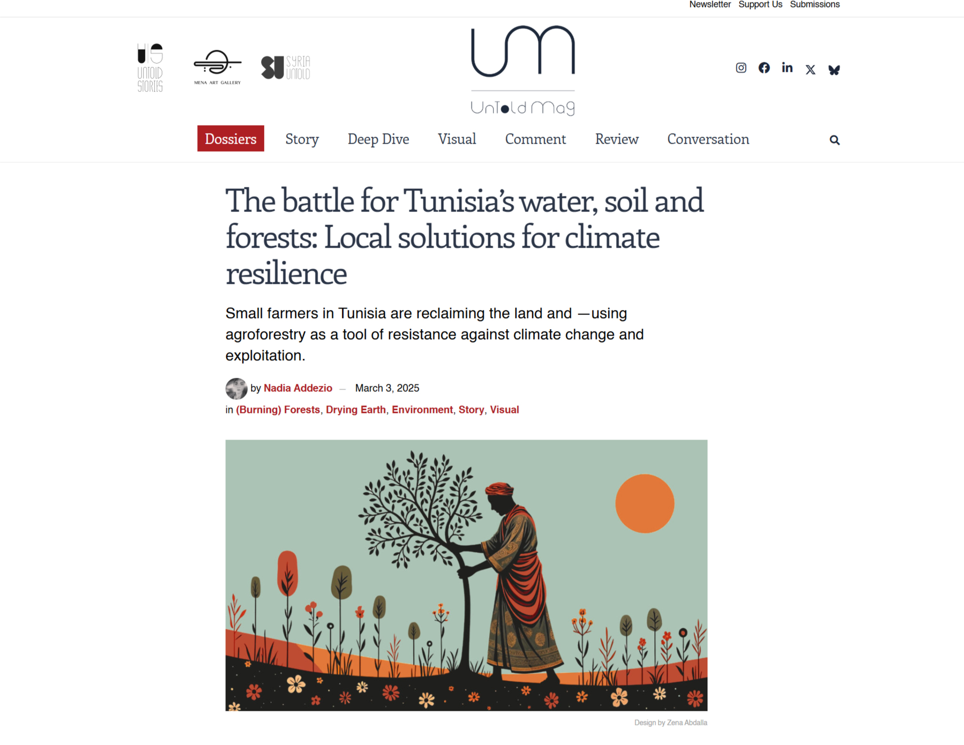 The battle for Tunisia’s water, soil and forests: Local solutions for climate resilience